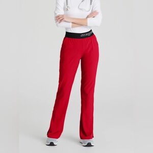 Skechers Women's True Red Scrub Pants NWOT
